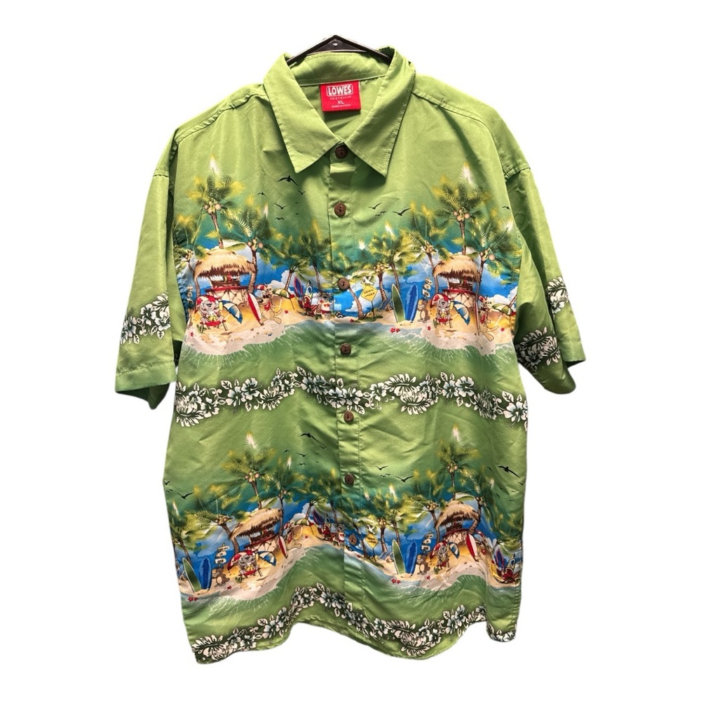 Lowes Australia Tropical Surfing Kangaroo Koala Hawaiian XL Camp Shirt